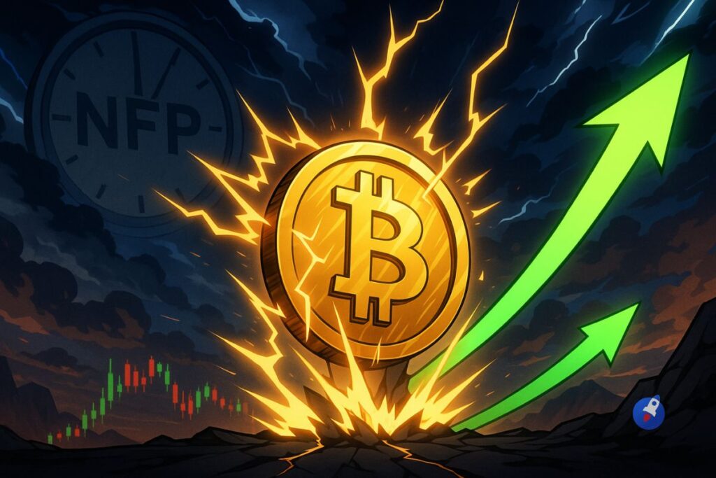 Bitcoin se réveille : le NFP pourrait déclencher l’explosion tant attendue