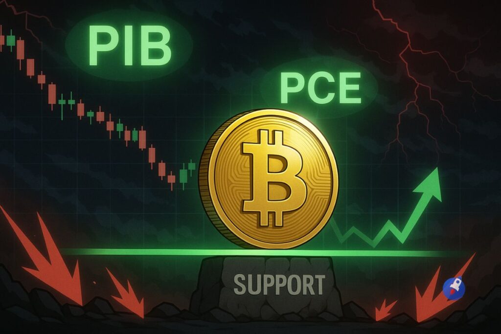 Bitcoin sauvé par un support clé : Le PIB et le PCE décideront de la suite