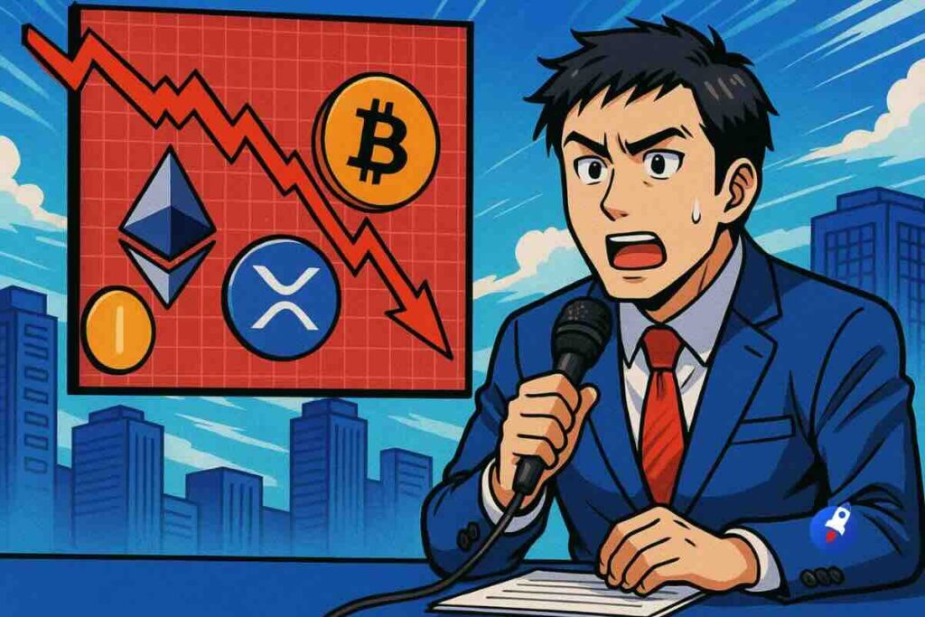 Direct: krach crypto, prix de Bitcoin, XRP… toute l’actu crypto
