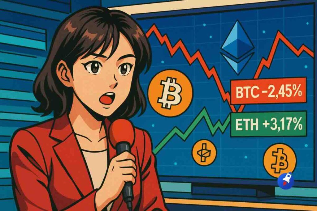 Direct: krach crypto, le prix de XRP et Bitcoin en baisse