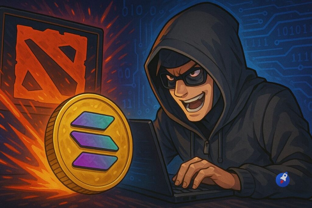 Des hackers détournent la chaîne de Dota 2 pour vendre un faux memecoin Solana