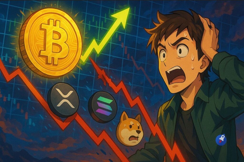 Direct: Bitcoin à 100 000$ après le krach ? XRP, SOL et DOGE subissent le shutdown