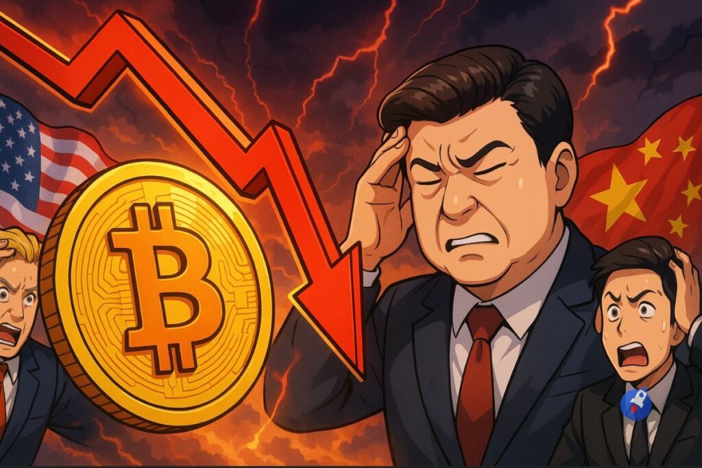 Direct: Bitcoin passe sous les 110 000$, les tensions Chine-US bloquent le bull run ?