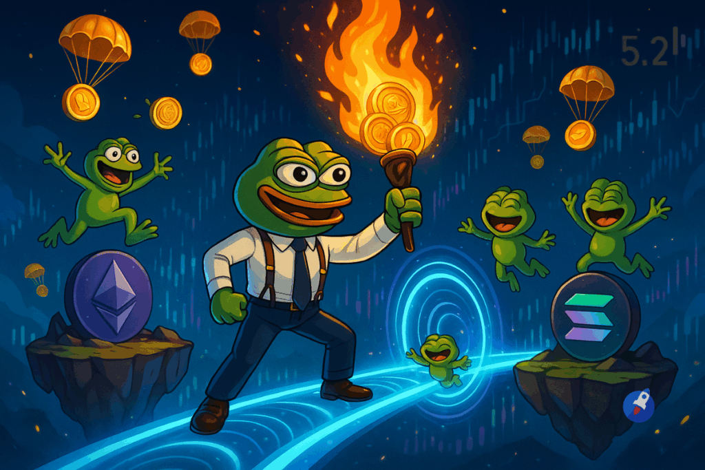 Wall Street Pepe clôture son expansion Solana : 5,2 milliards de tokens partent en fumée avant le grand airdrop