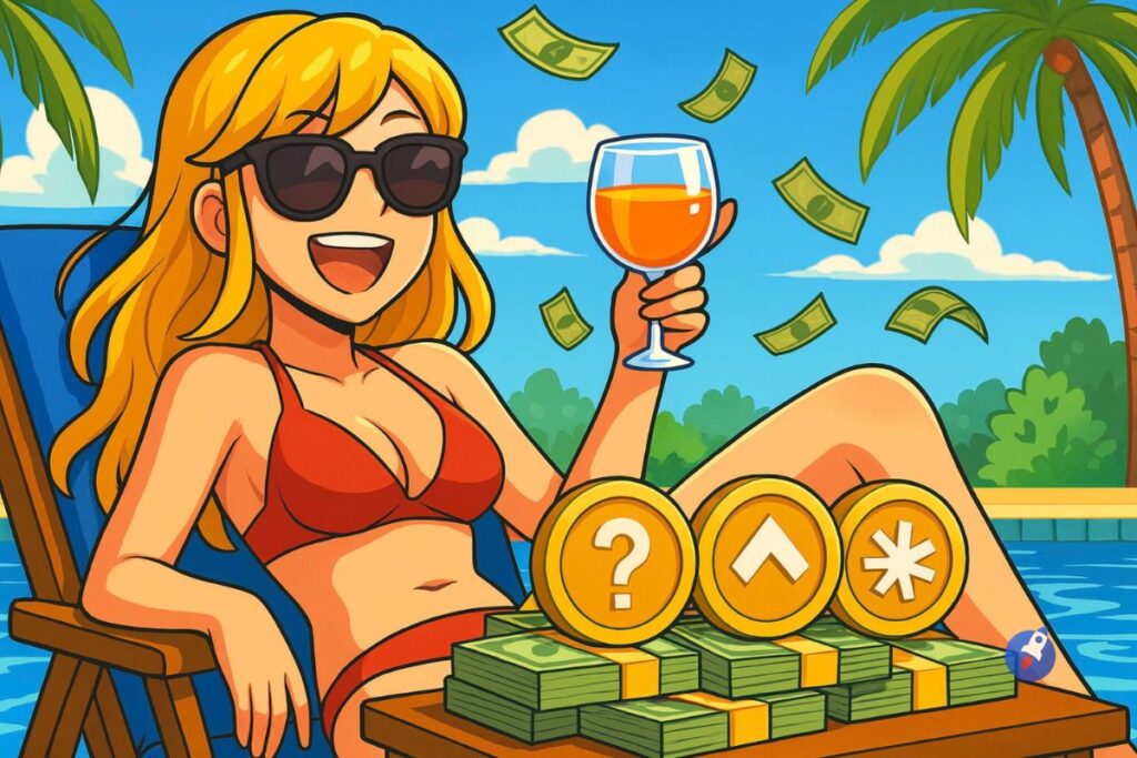 Vivez de vos rentes crypto et arrêtez de travailler avec ces 3 altcoins x1000