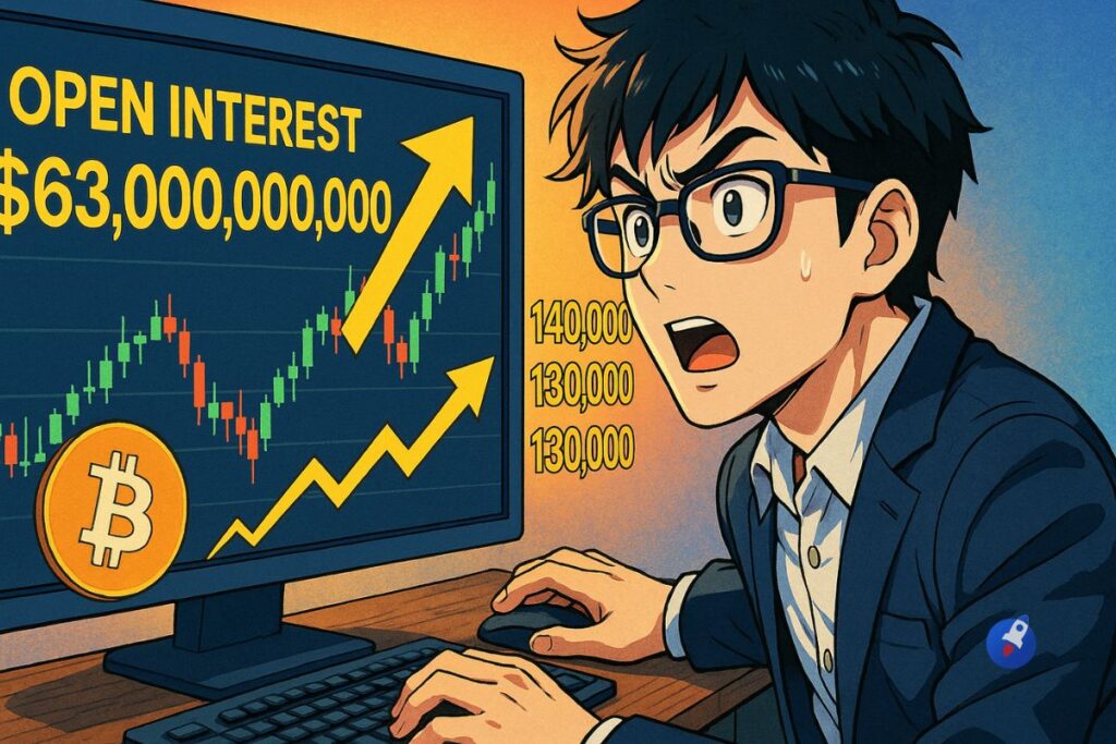 Bitcoin : 63 Md$ d’options ouvertes, les paris s’envolent vers 140 000 $