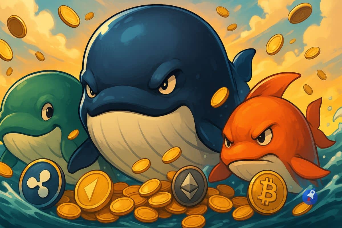 Uptober 2025 : quelles cryptos les baleines accumulent-elles ?