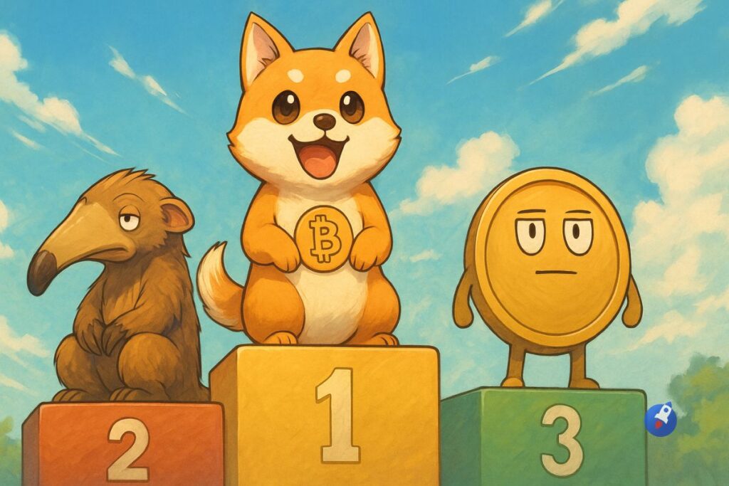 3 memecoins qui peuvent vous rendre riche en Uptober