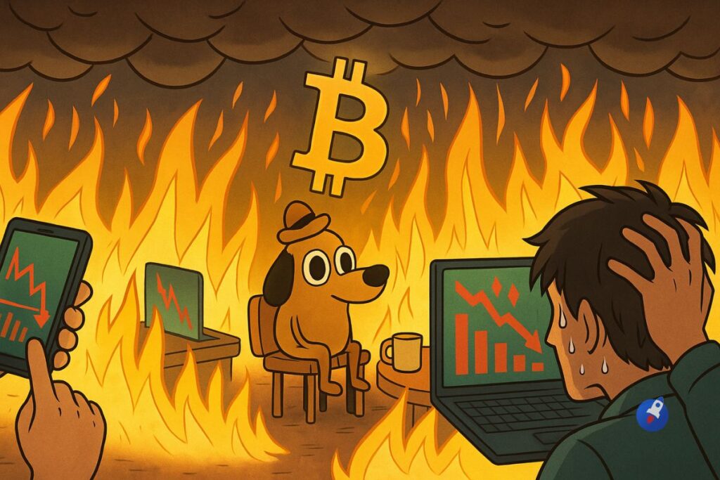 Pendant que le marché paniquait, 41 % des investisseurs achetaient encore du Bitcoin