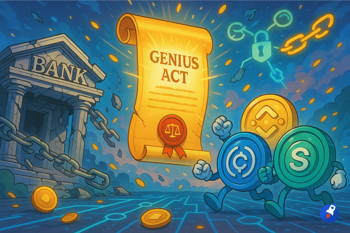 Genius Act : aubaine crypto et bombe à retardement pour les banques