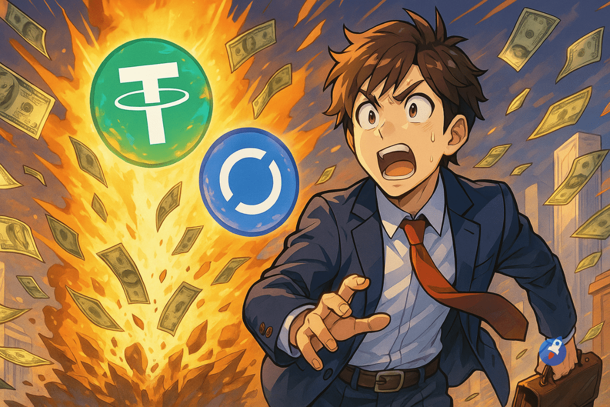 Tether et Circle injectent 7Mds
