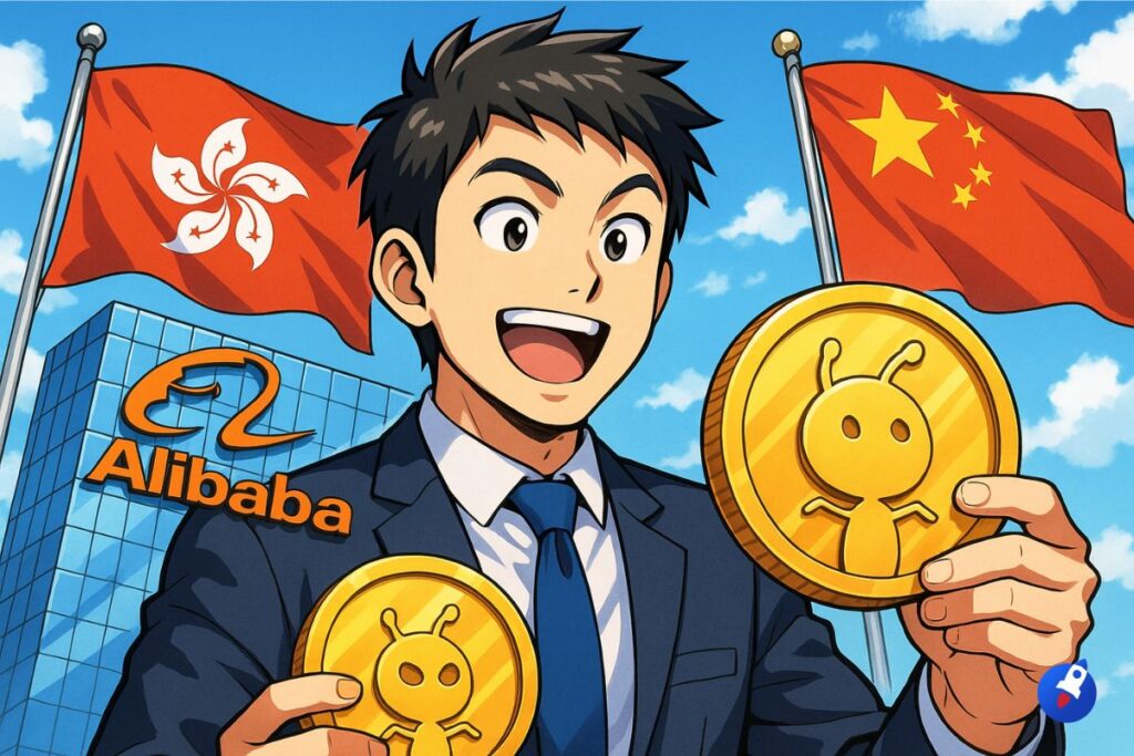 Adoption crypto : Alibaba dépose la marque “AntCoin” à Hong Kong