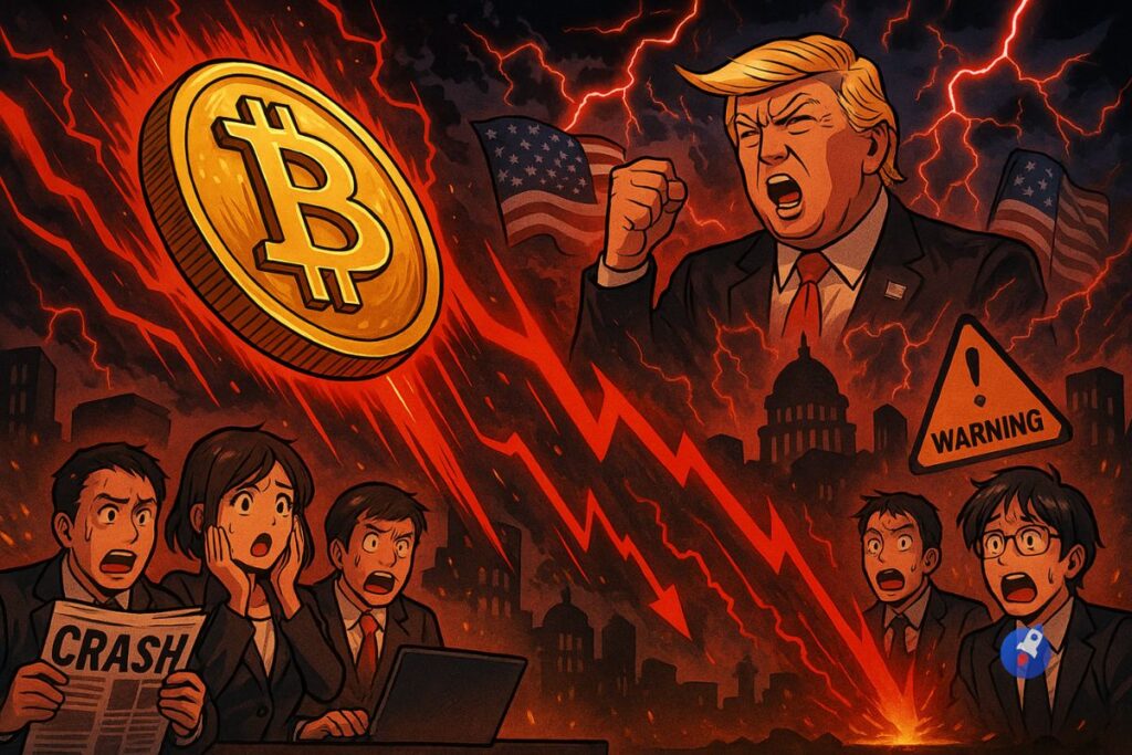 Bitcoin s’écroule sur 107.000 $ alors que Trump déclenche un crash des marchés mondiaux