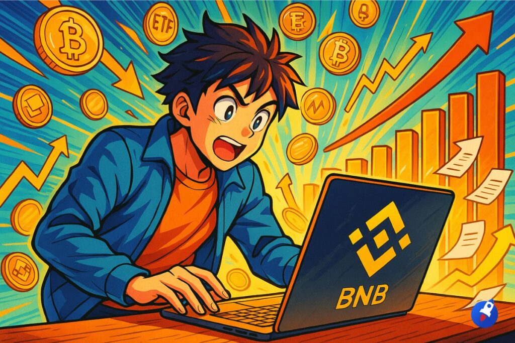 BNB aux sommets : ATH, activité record et +151% de transactions en 30 jours
