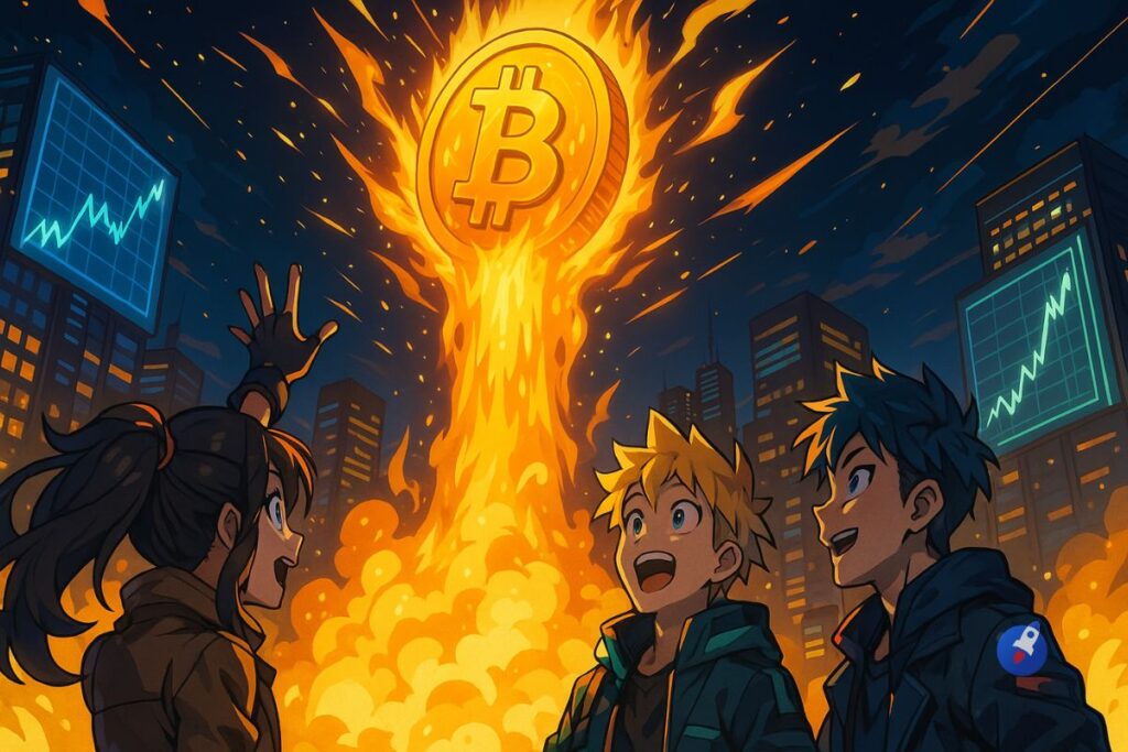 Uptober en feu : BTC vise 125k, marché crypto à 4 trillions
