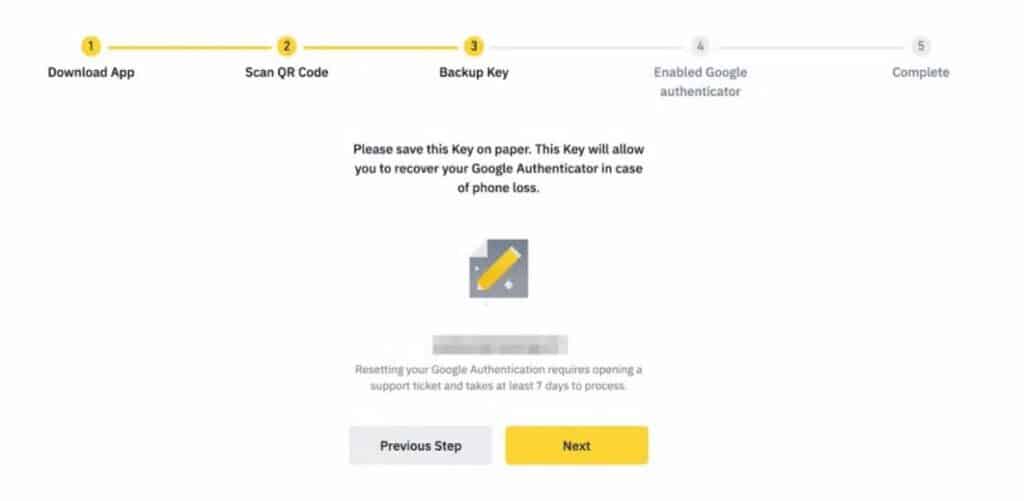 Étapes de vérification de compte sur Binance