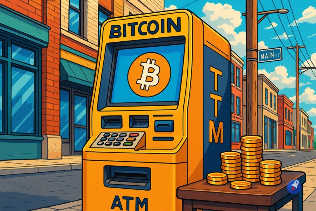 Une société d’ATM Bitcoin vise une vente de 100 M$ après l’inculpation de son PDG