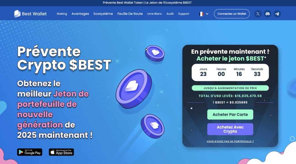 best token pr&eacute;vente