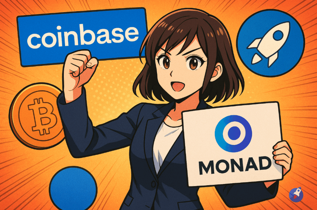 ICO:  Monad sera le 1er projet présenté sur le launchpad de Coinbase