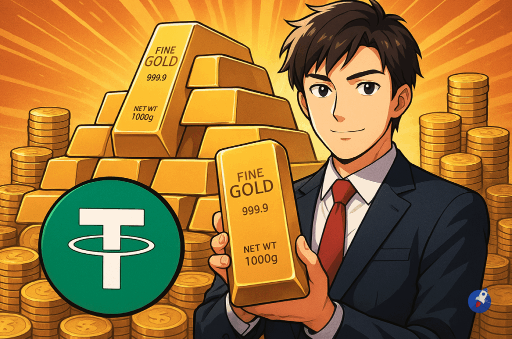 Tether, le géant de la crypto devient l’un des plus gros détenteurs d’or au monde