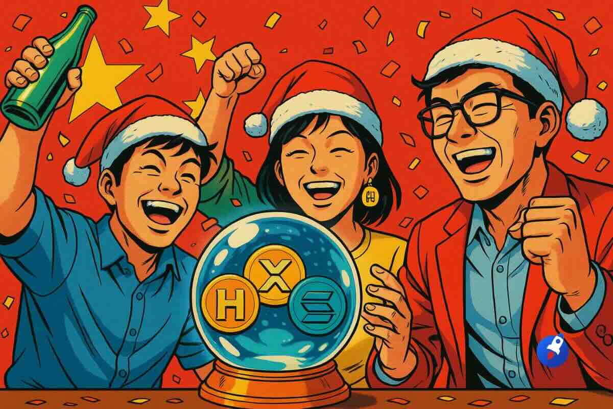 Les 3 crypto pour devenir millionnaire à Noël 2026