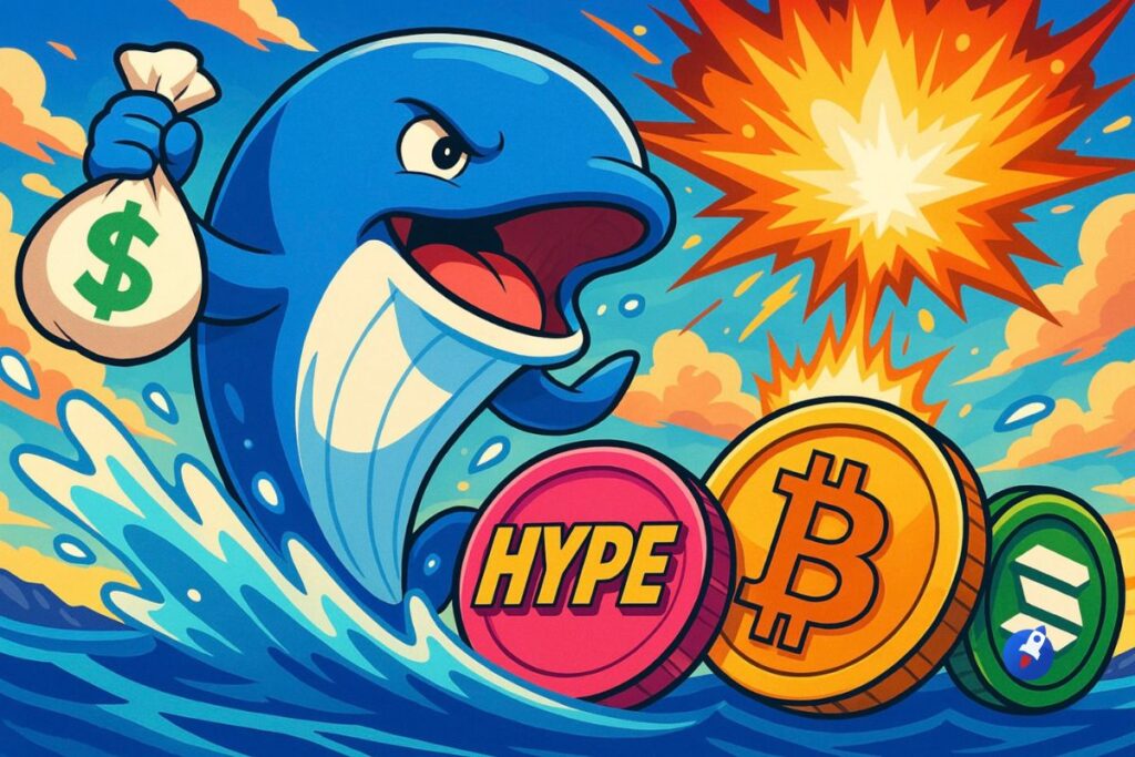 Une baleine mise $14M sur HYPE : est-il aussi explosif que ces 2 altcoins x100 ?