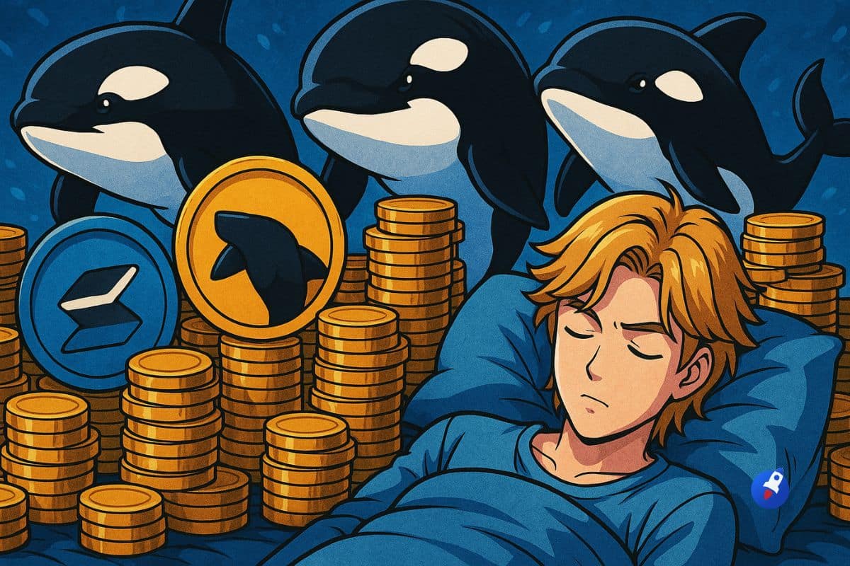 Trois cryptos que les whales amassent pendant que le retail dort