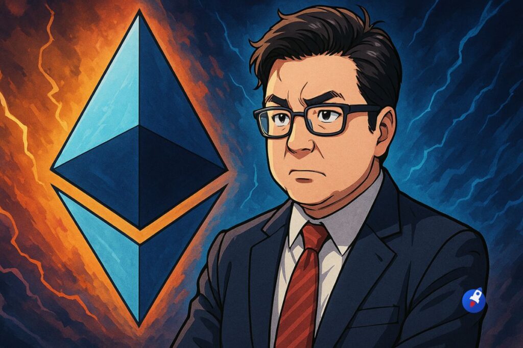 Pour Tom Lee, Ethereum approche d’un point critique : risque de dump à 2 500 $ avant un rally historique ?