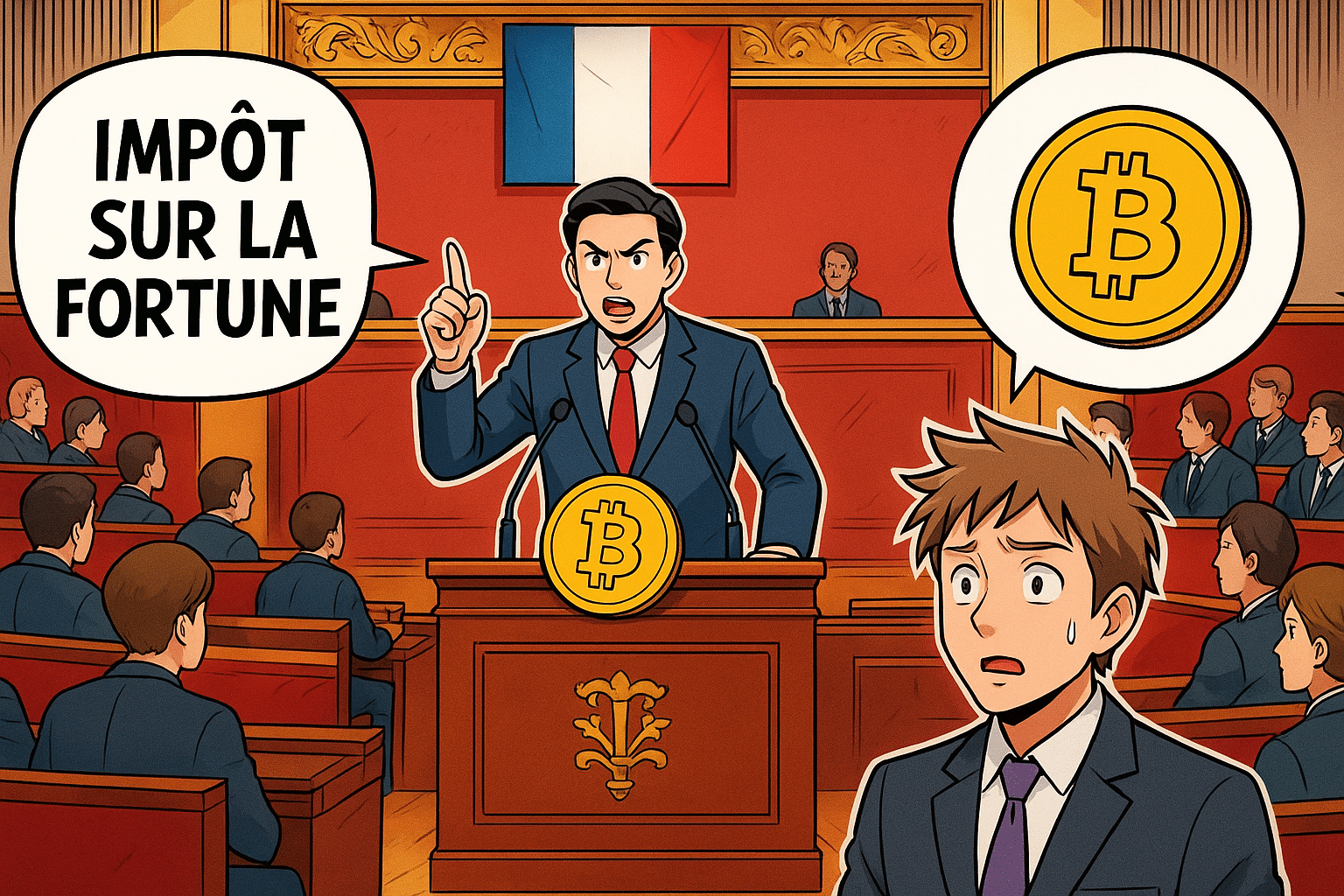 La nouvelle taxe française : les cryptos dans le viseur