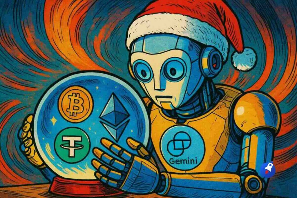 Gemini IA prédit le prix de XRP, Solana et Hyper à Noël
