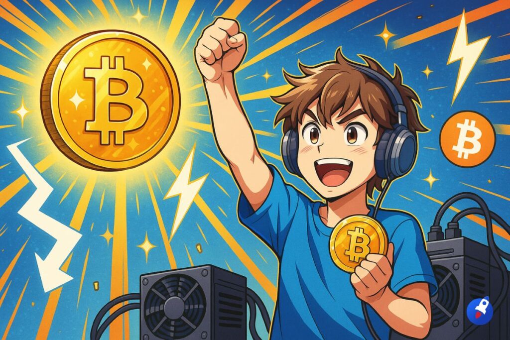 Loterie Bitcoin : seul contre le réseau, un mineur solo gagne 3 BTC