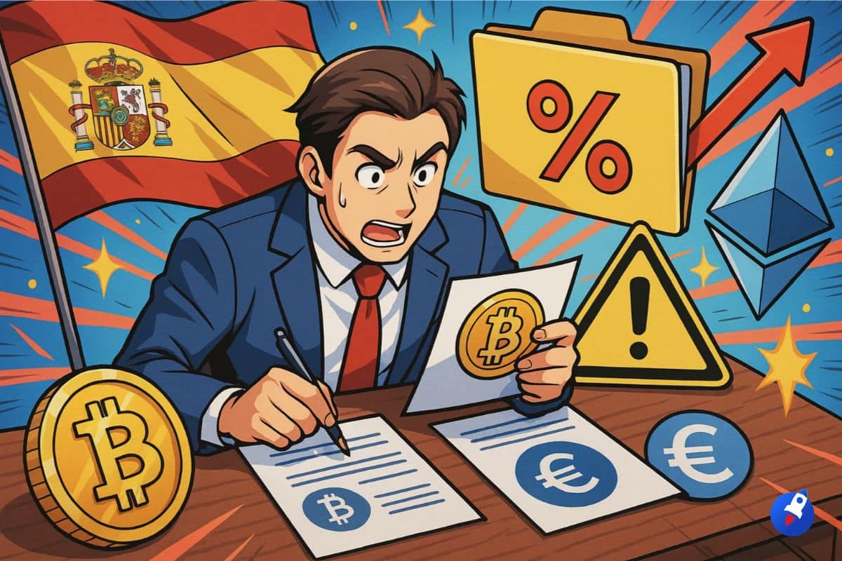 Confiscation de cryptos, +47% de taxes : un parti politique espagnol part  en croisade