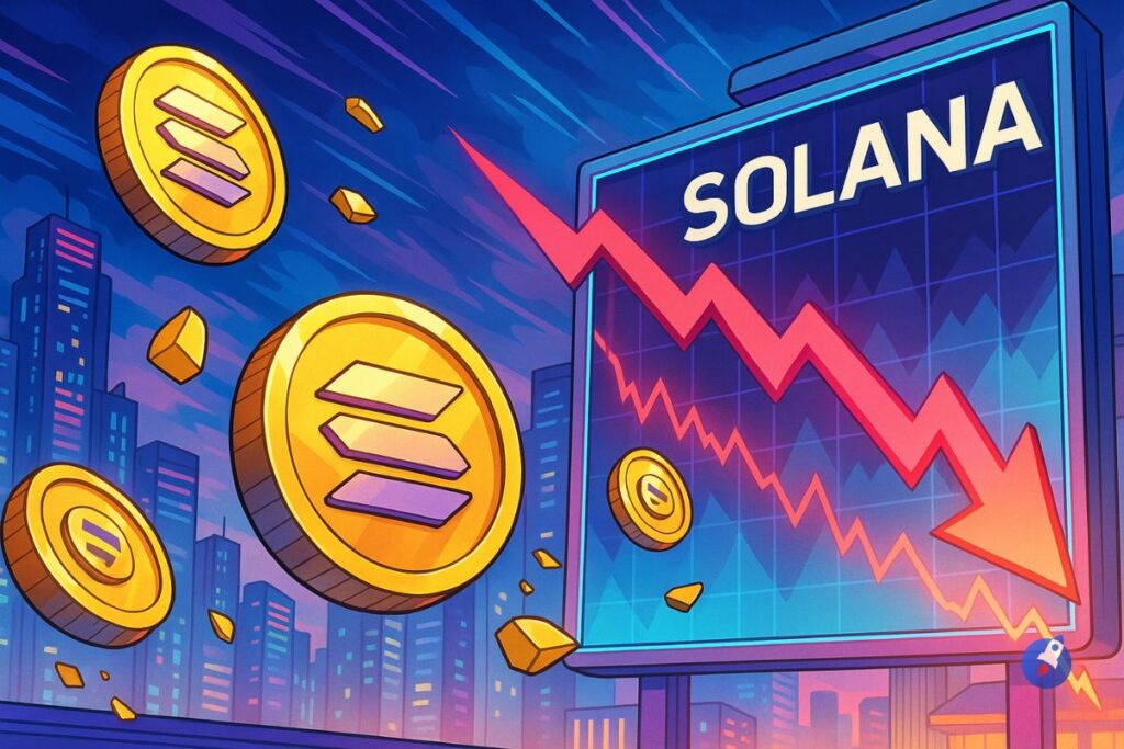 Malgré l’ETF spot, Solana s’effondre : cap sur les 100 $?