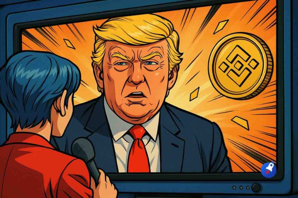 Trump dit ne pas connaître CZ après l’avoir gracié