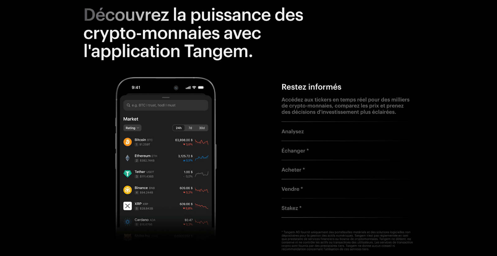 configurer le wallet Tangem