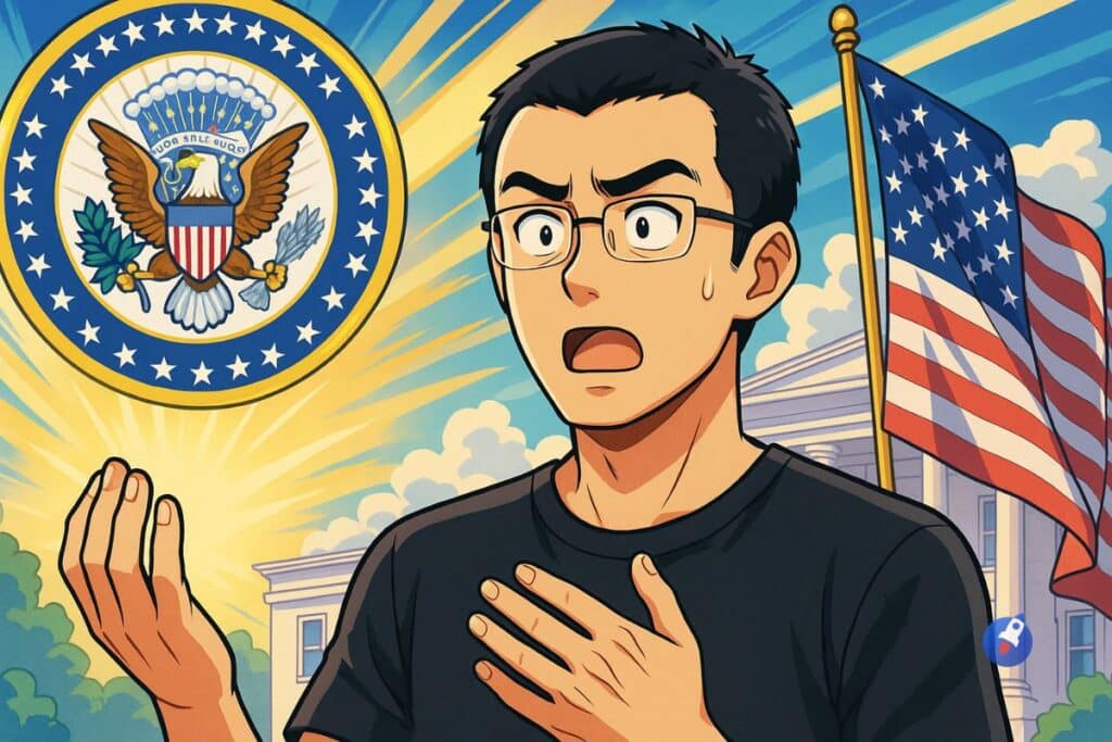 CZ surpris par sa grâce présidentielle, nie tout lien avec la famille Trump