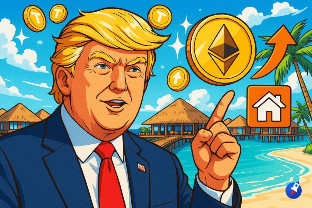 Immobilier : Donald Trump veut tokeniser les Maldives