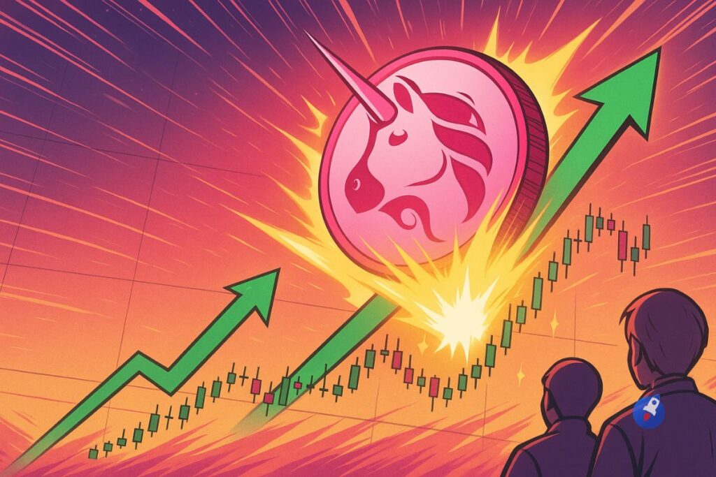 Uniswap explose de +55% en 24h et enchaîne les signaux haussiers : Trop tard pour en profiter ?