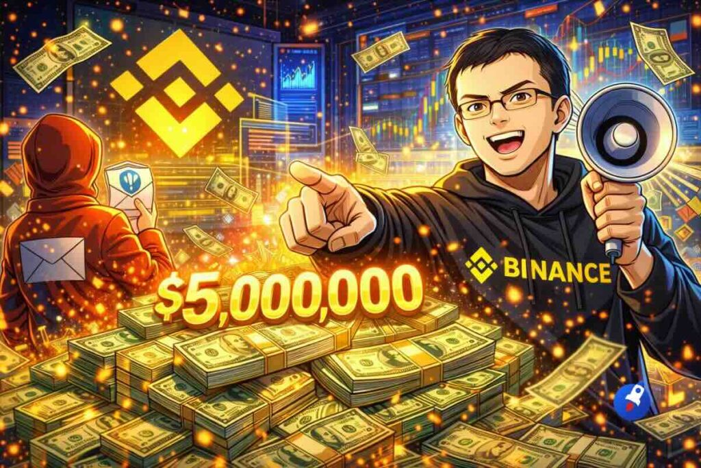 Binance offre 5 millions de dollars aux lanceurs d’alerte