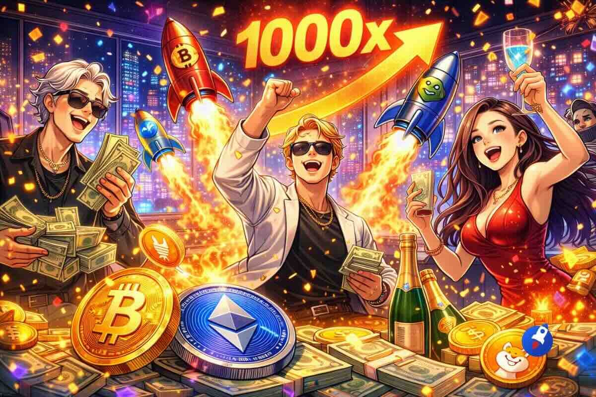 3 crypto x1000 pour passer de 1000 euro à millionnaire en 2026