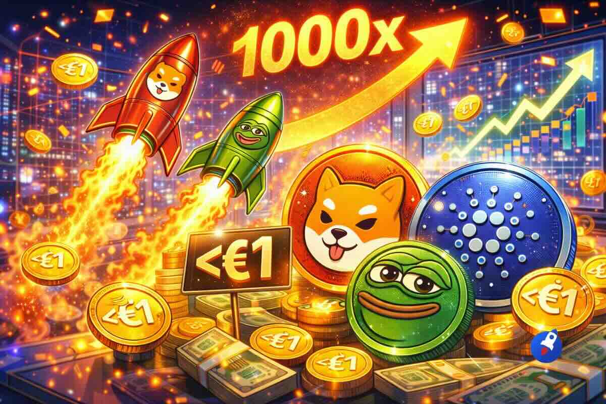 3 crypto a moins de 1 euro pour faire x1000 en 2026