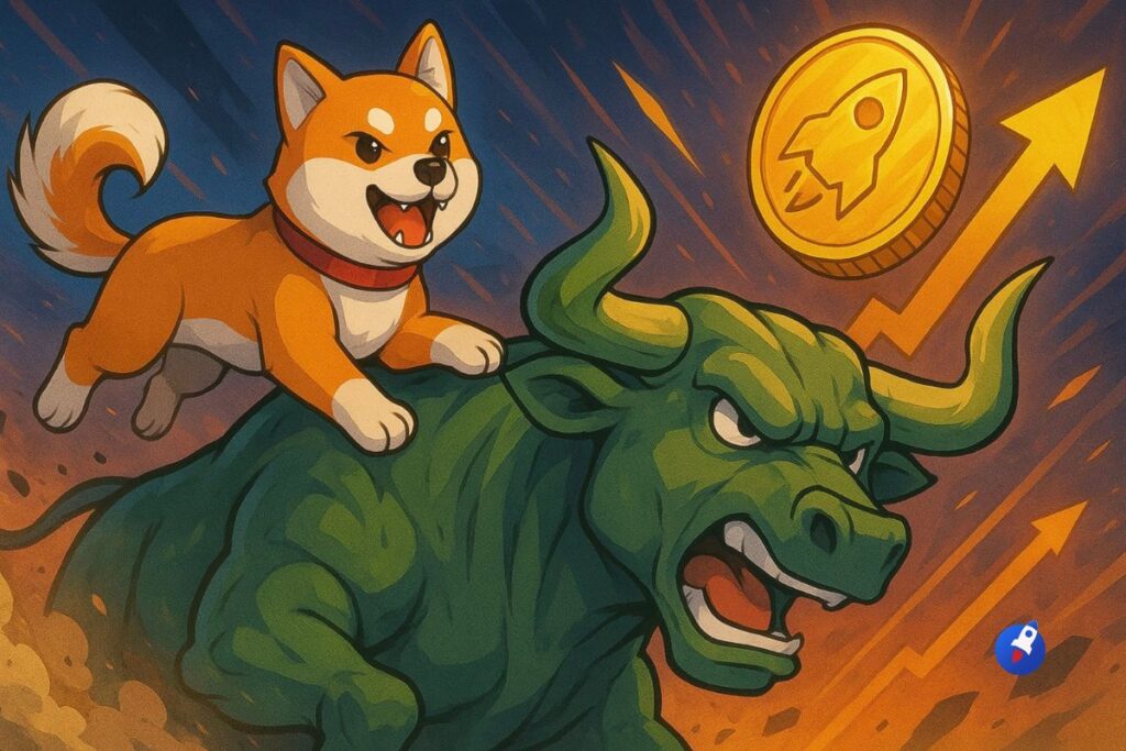 Bull run SHIB possible, les bears s’épuisent : cet altcoin x100 fait concurrence