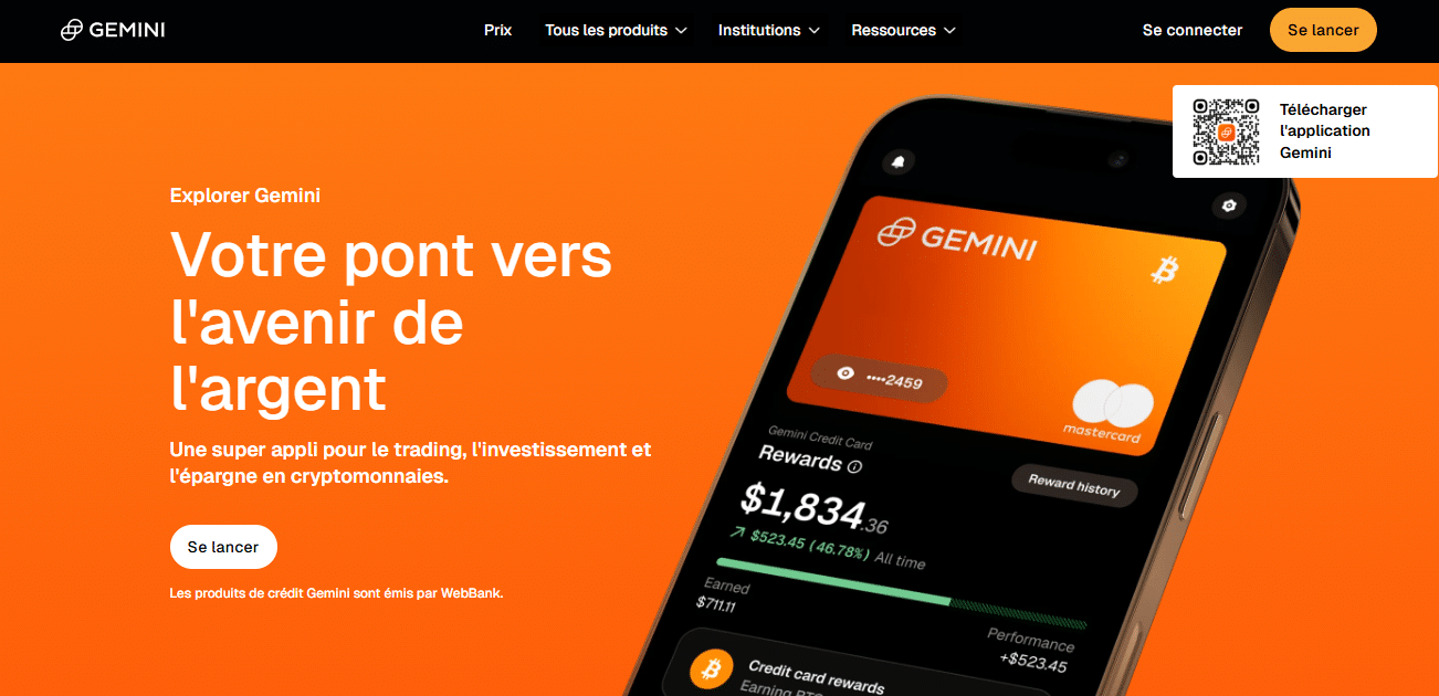 Gemini Crypto Avis 2026 : Tout savoir sur la plateforme crypto