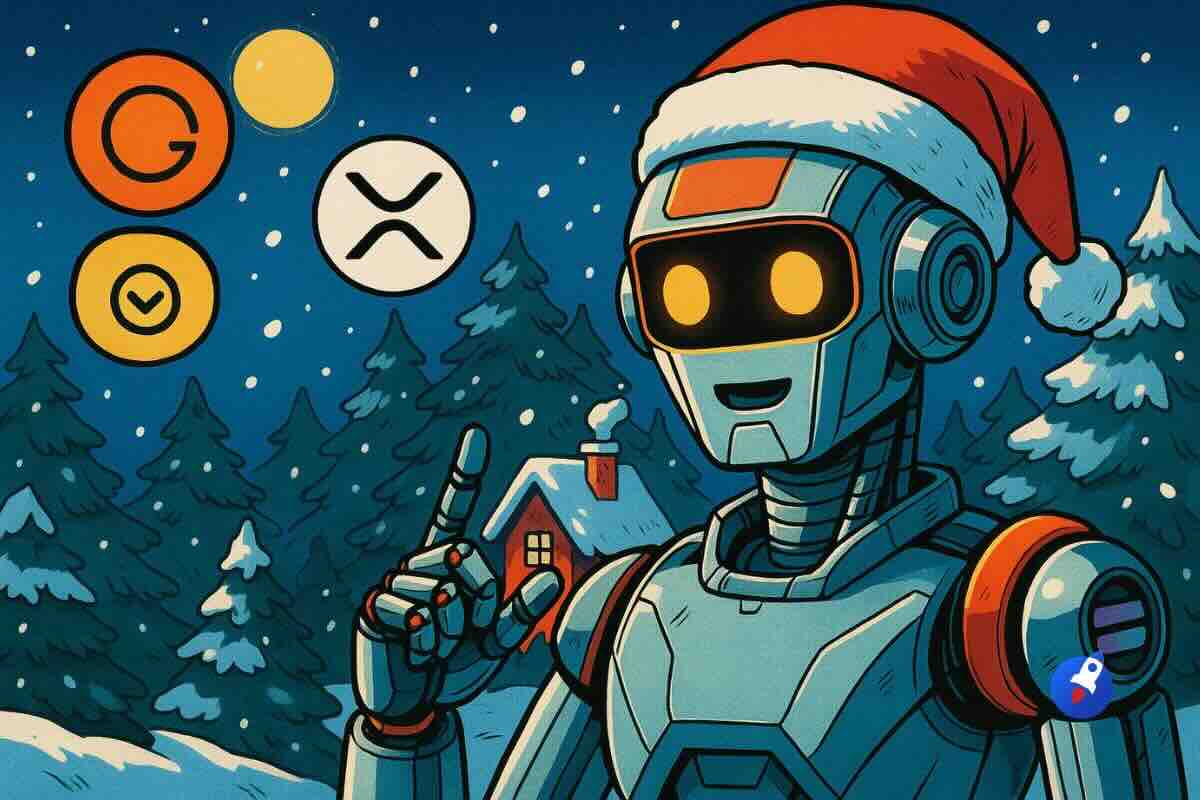 Grok IA prédit le prix de XRP, Solana et Hyper à Noël 2027