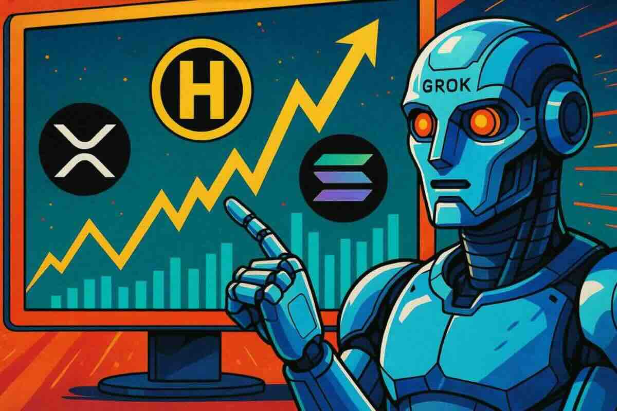 Grok IA prédit le prix de XRP, Solana et Bitcoin Hyper à Noël 2026