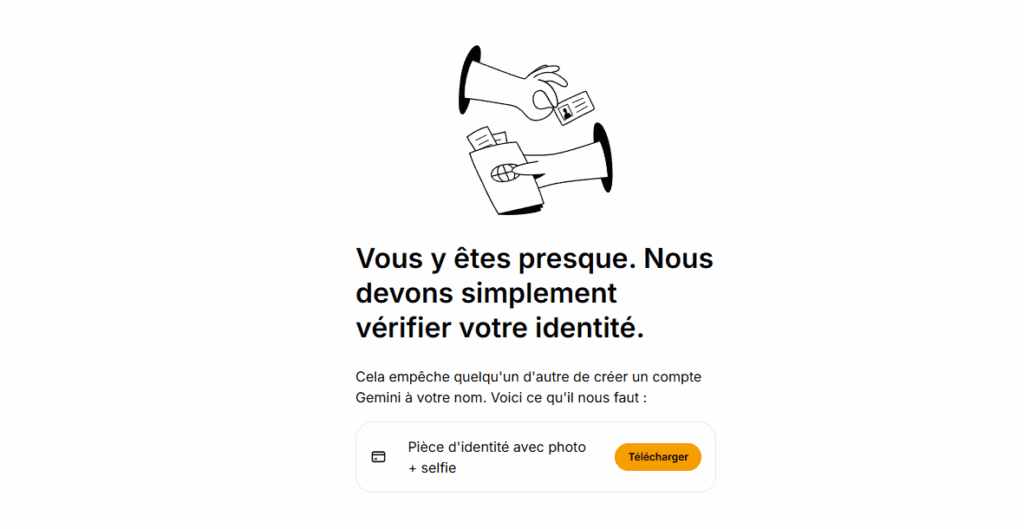 KYC sur Gemini