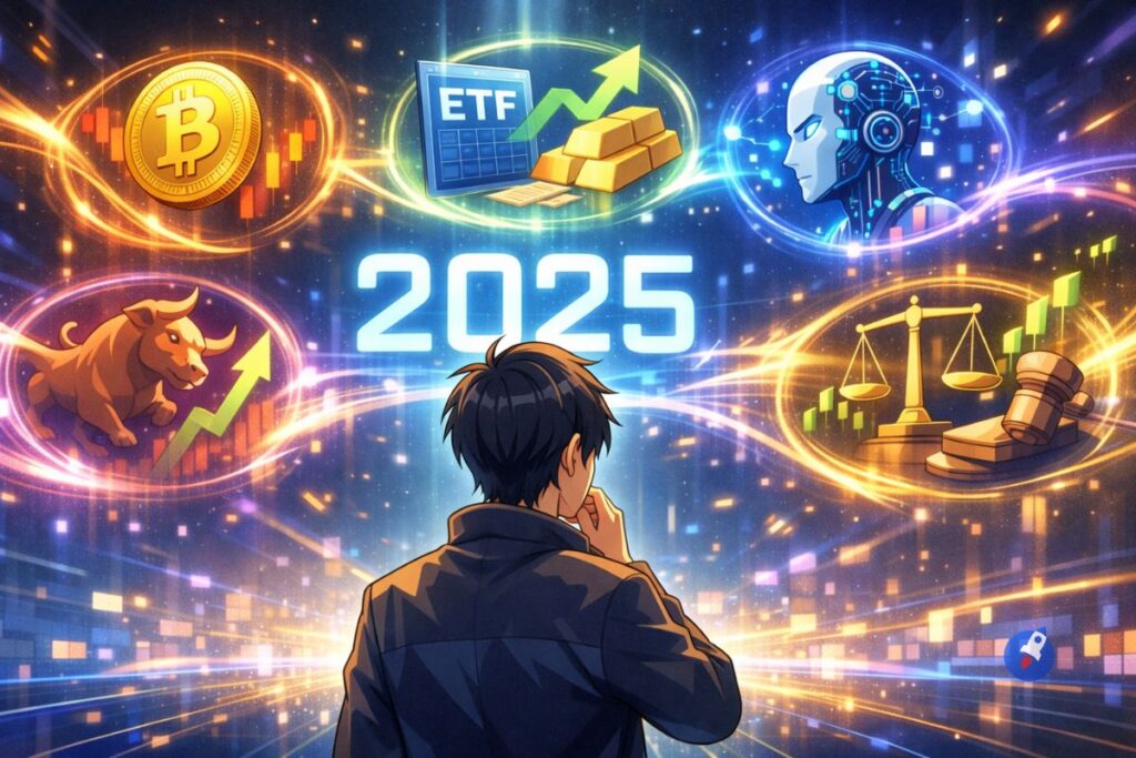 Retrospective : Les 5 éléments crypto marquants de 2025