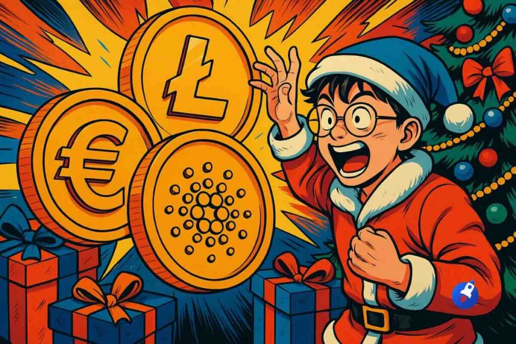 Les 3 crypto à moins de 1 euro à acheter avant Noël