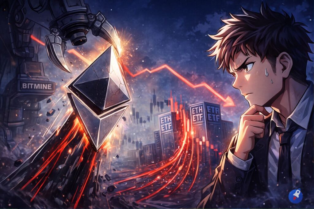 Ethereum reste sous pression malgré le nouvel achat de BitMine, les traders fuient les ETF ETH