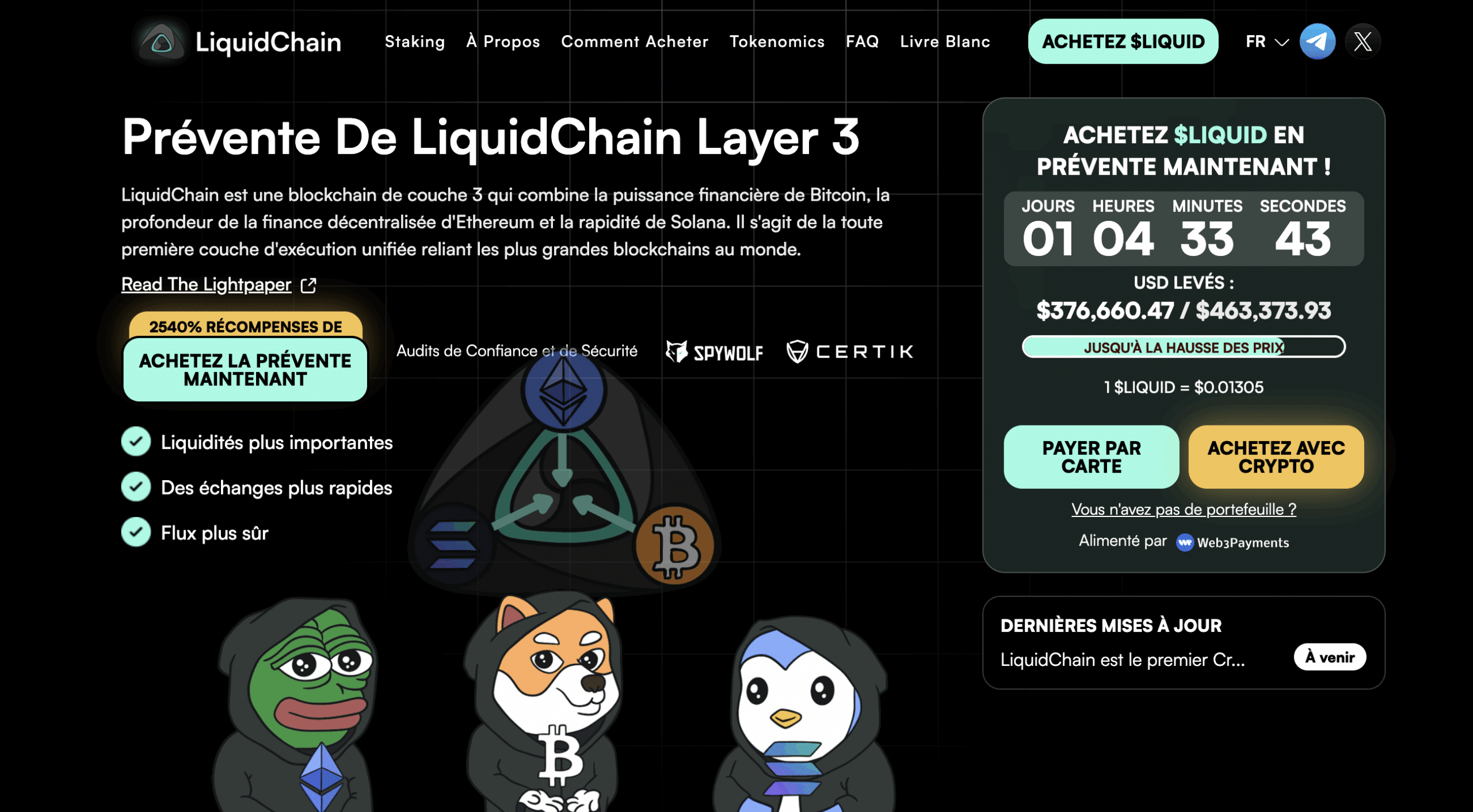 LiquidChain Prévente